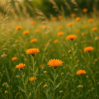 🌼 NECHTÍK – ZLATÝ POKLAD ZÁHRADY 🌼 Nechtík lekársky (Calendula officinalis) patrí medzi najvzácnejšie bylinky našich...